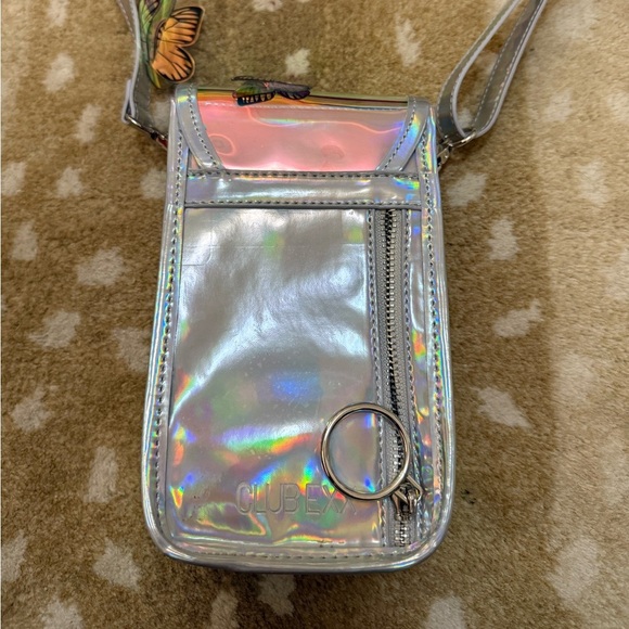 Dolls Kill Clubexx disco butterfly adjustable purse one size fits all - Picture 8 of 10